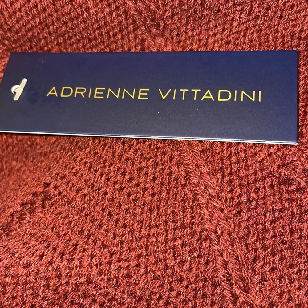 ADRIENNE VITTADINI Maroon knit Sweater dress long sleeve dress sz XL NWT - Picture 6 of 7